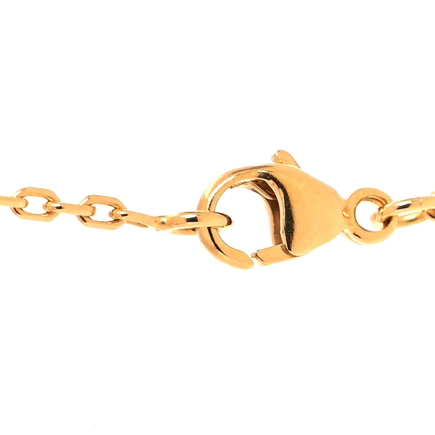 Hermes Lacquered Gold Mini Pop H Pendant Necklace Black 4 of 5