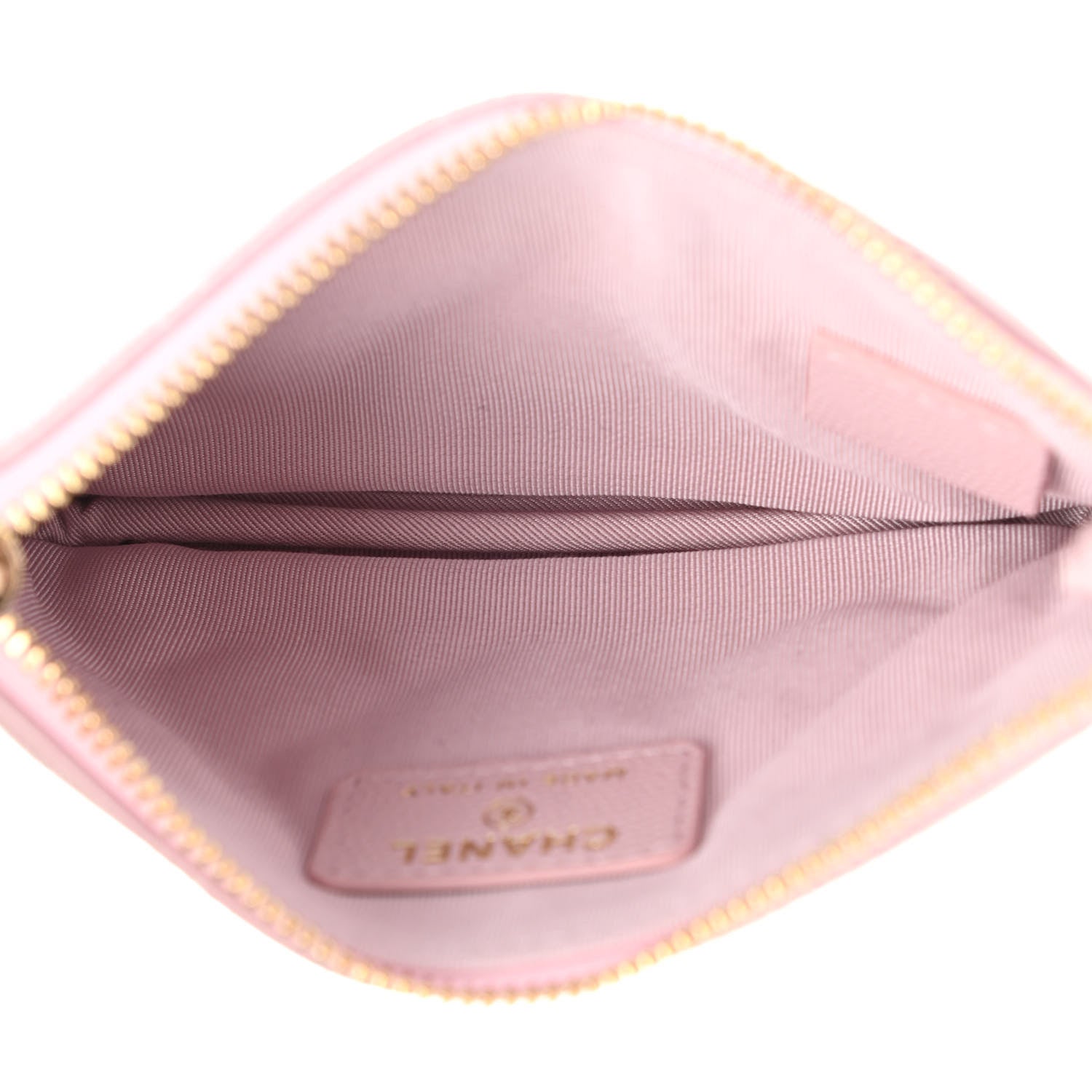 Chanel Caviar Quilted Small Cosmetic Case Pink 5 of 8