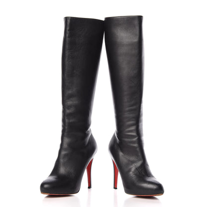 Christian Louboutin King Calfskin Fifi Botta 100 Boots 36 Black 6 of 15