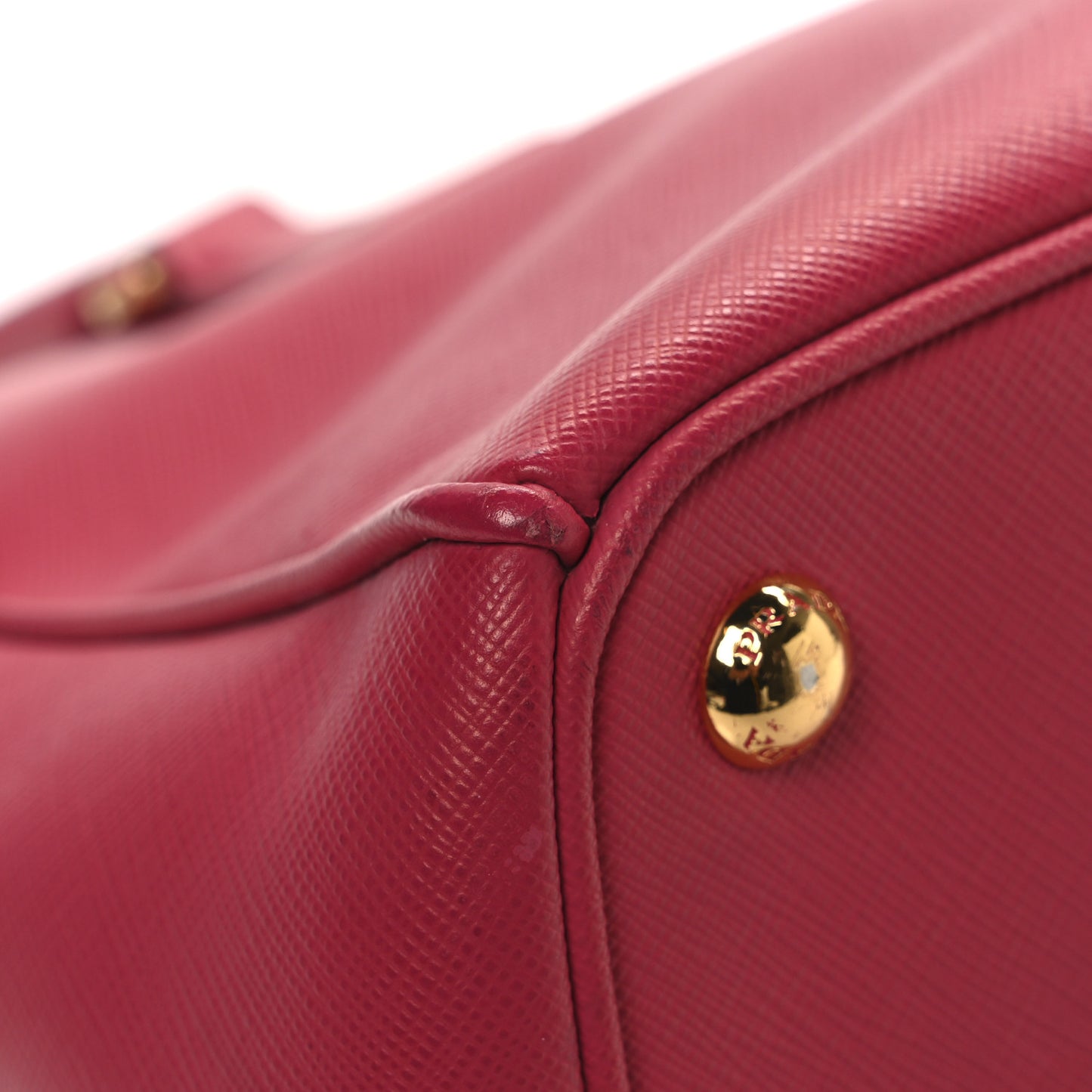 Saffiano Medium Galleria Double Zip Tote Peonia