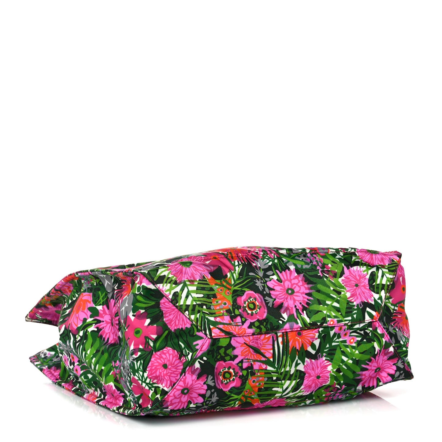 Tessuto Nylon Floral Print Tote Pink