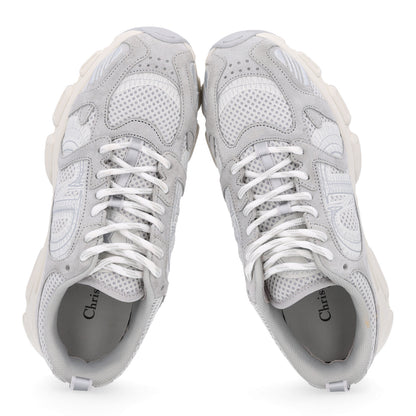Christian Dior Technical Mesh Suede Dior Chrono Sneakers 38.5 Grey 2 of 10