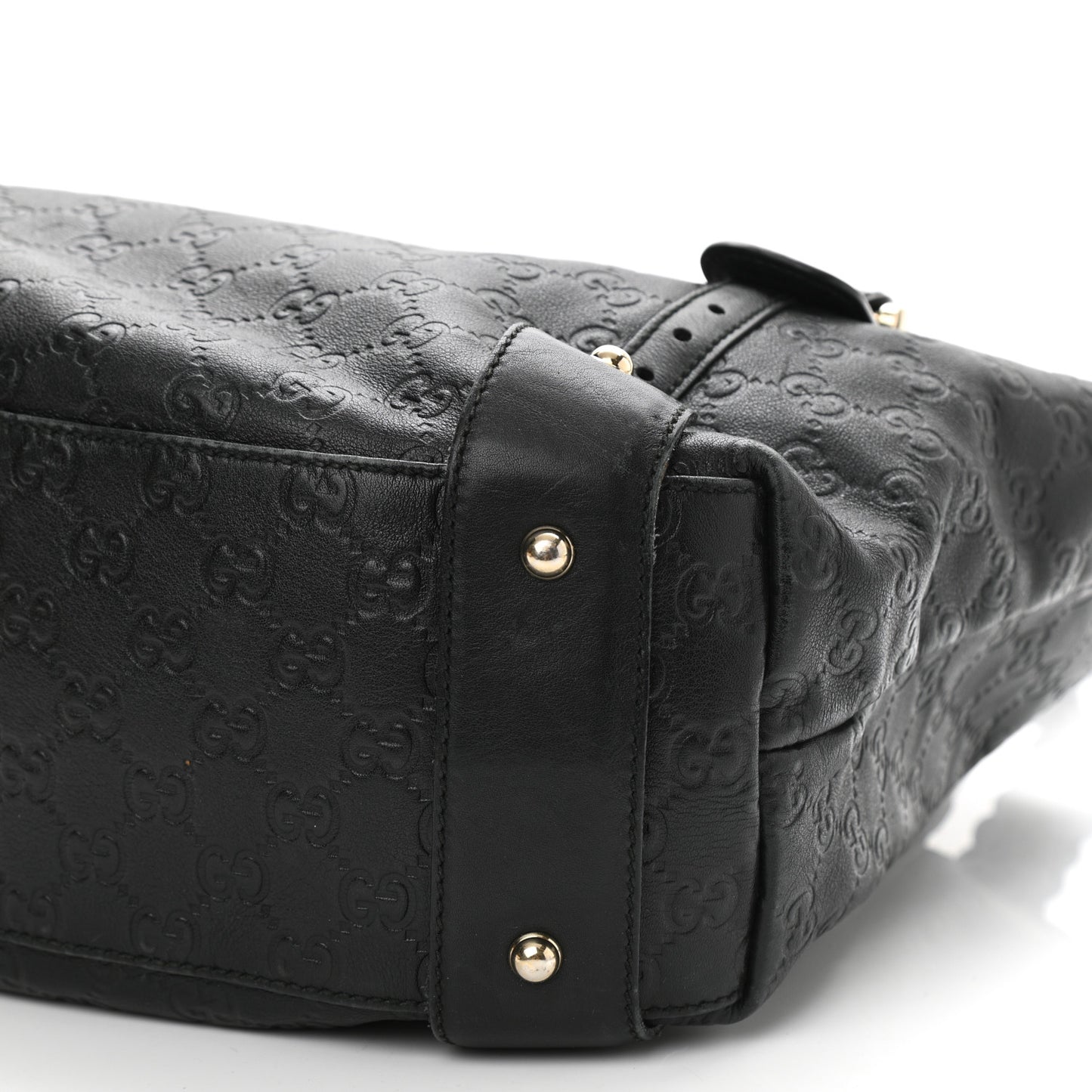 Guccissima Medium Pelham Shoulder Bag Black