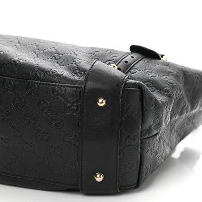 Gucci Guccissima Medium Pelham Shoulder Bag Black 10 of 14