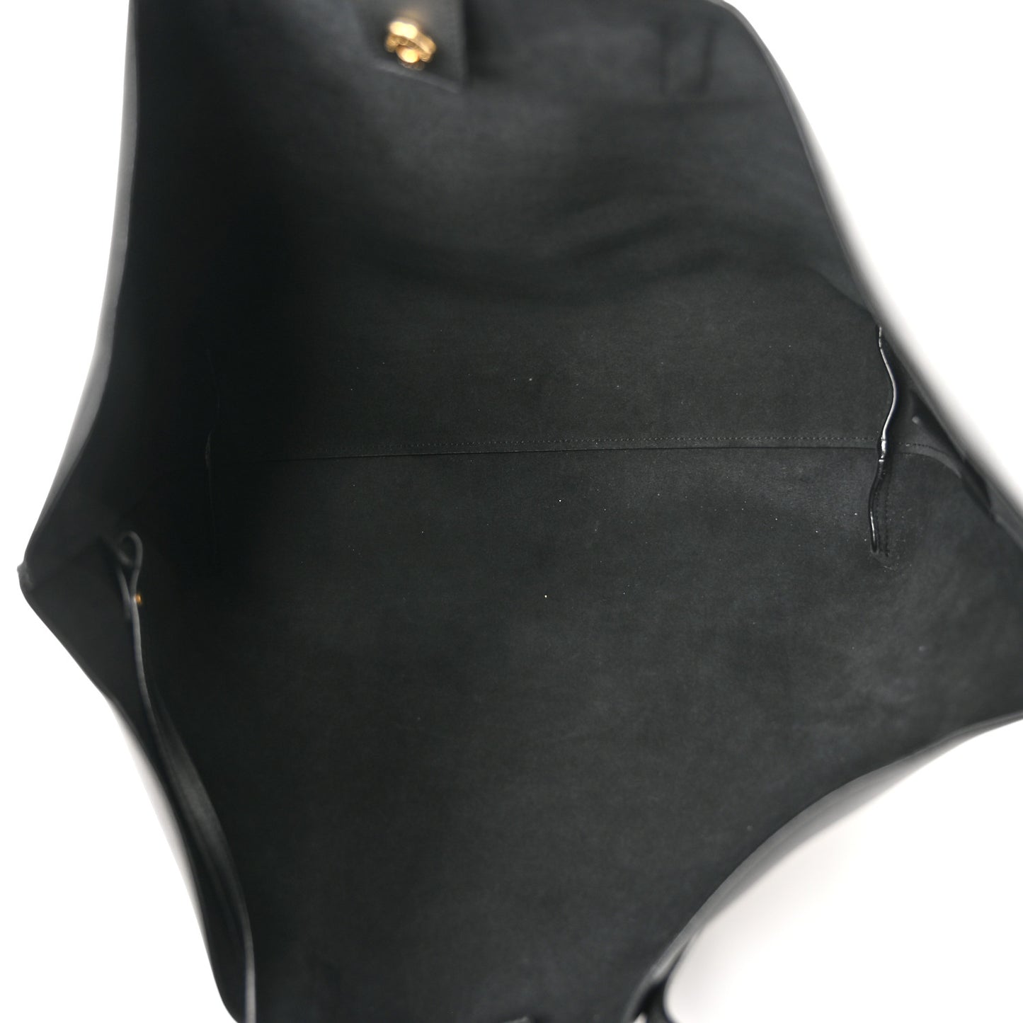 Calfskin Large Shopping Tote Black