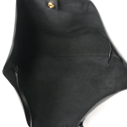 Saint Laurent Calfskin Large Shopping Tote Black 6 of 11