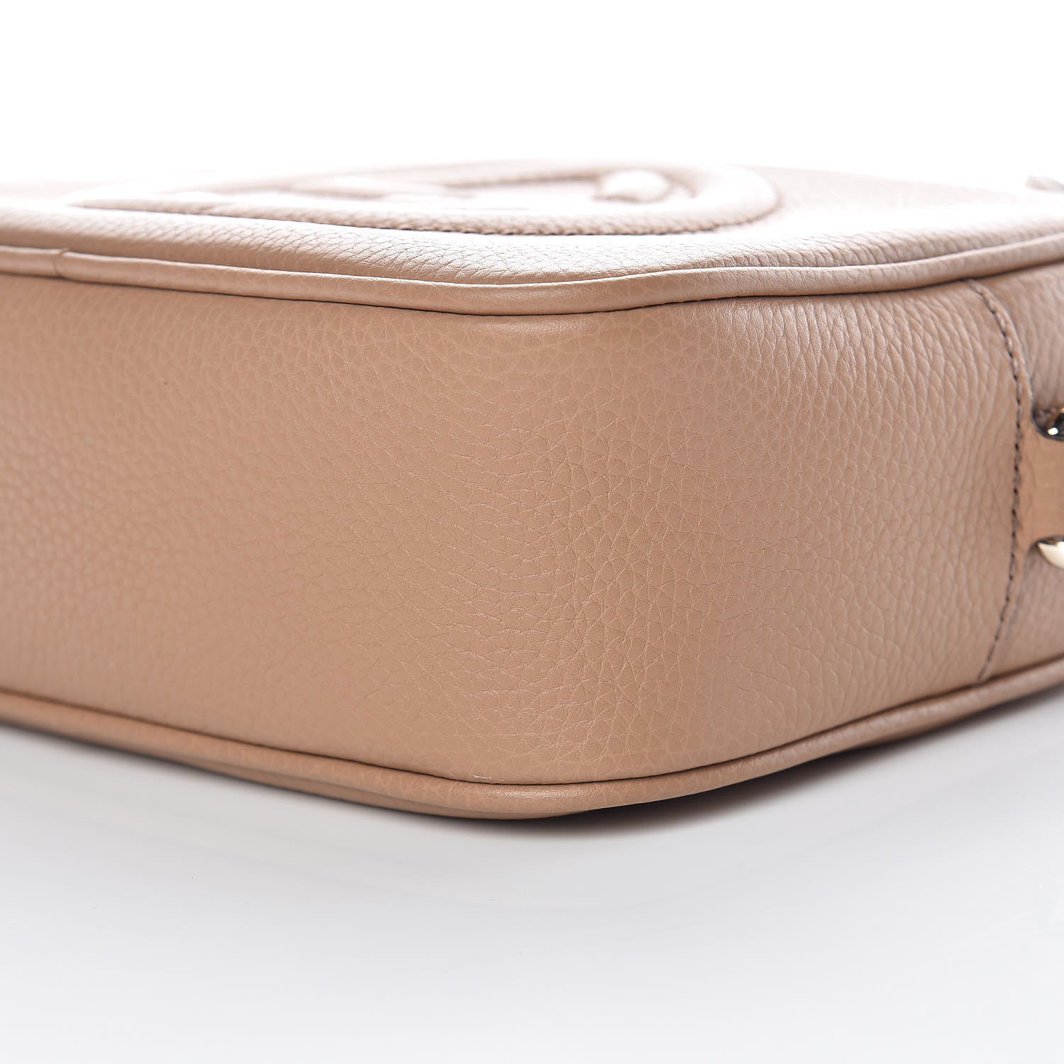 Gucci Pebbled Calfskin Small Soho Disco Bag Camelia 9 of 11