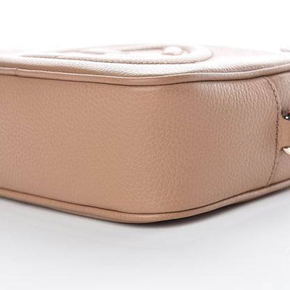 Gucci Pebbled Calfskin Small Soho Disco Bag Camelia 9 of 11