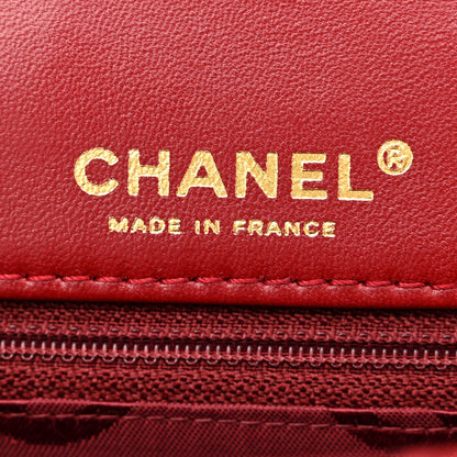 Chanel Calfskin Quilted Medium Wild Stitch Flap Burgundy 6 of 12