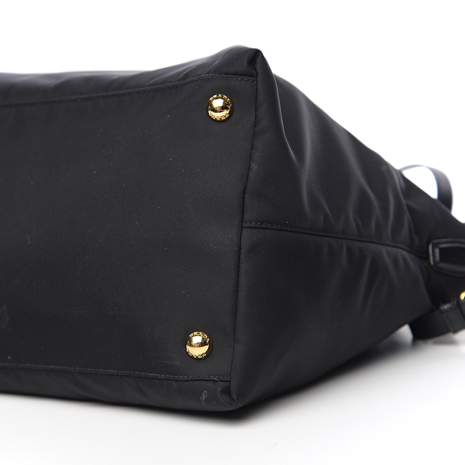 Prada Tessuto Nylon Saffiano Tote Black 8 of 8