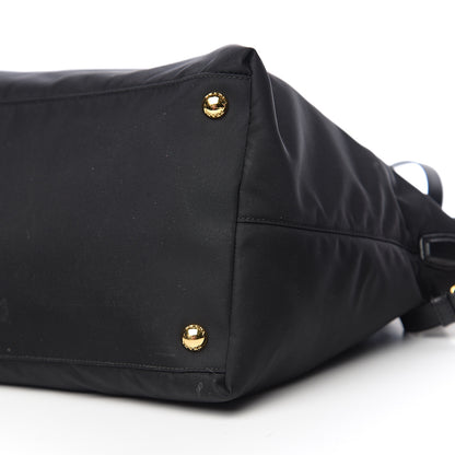 Prada Tessuto Nylon Saffiano Tote Black 8 of 8