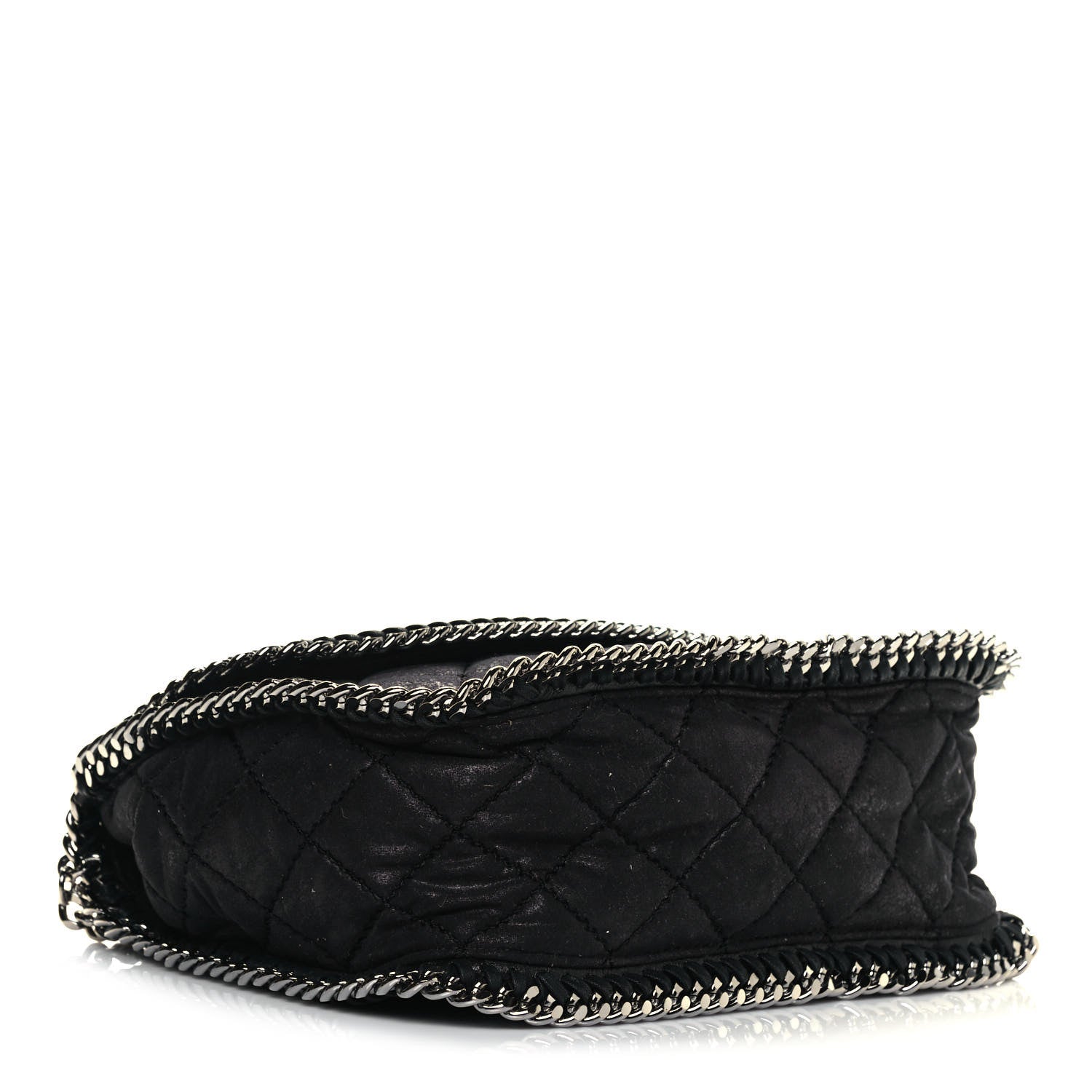 Stella McCartney Shaggy Deer Quilted Falabella Shoulder Bag Black 4 of 12