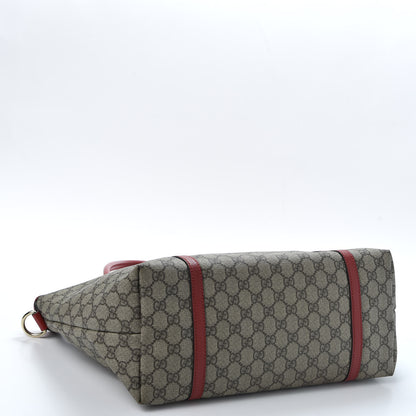 Gucci GG Plus Monogram Medium Joy Tote Red 3 of 10