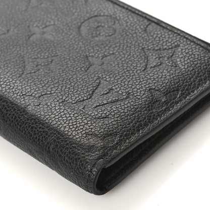 Louis Vuitton Empreinte Adele Wallet Black 8 of 9