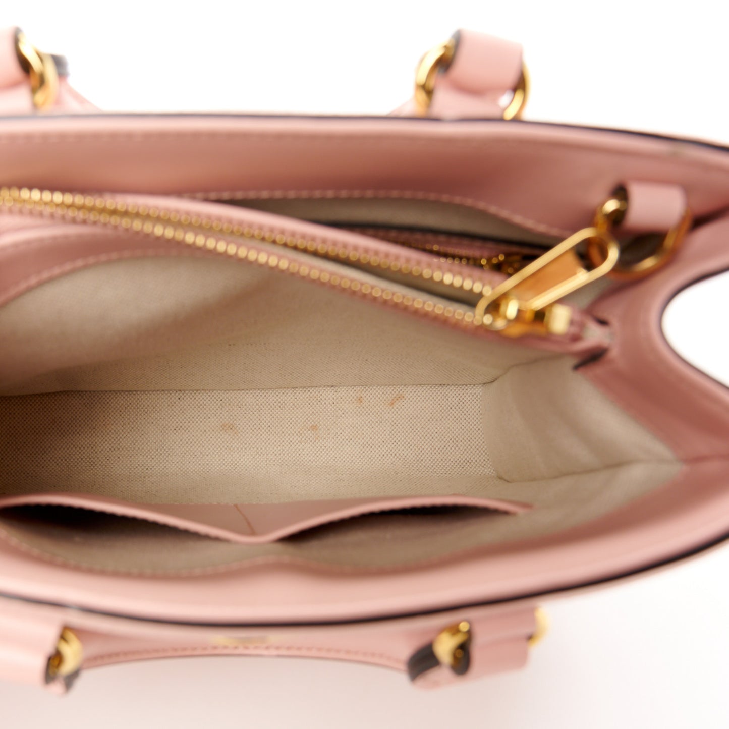 Calfskin GG Matelasse Mini Top Handle Bag Perfect Pink