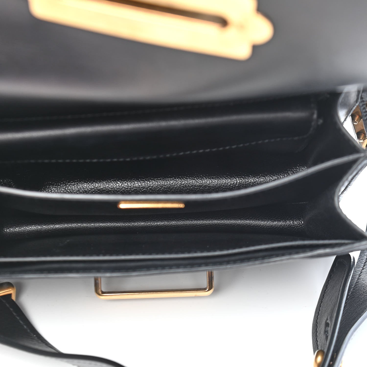 Prada City Calfskin Saffiano Cahier Bag White Black 5 of 8