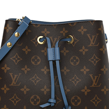 Louis Vuitton Monogram Neonoe MM Blue Jean 8 of 10