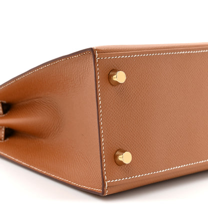 Hermes Epsom Kelly Sellier 25 Gold 10 of 10