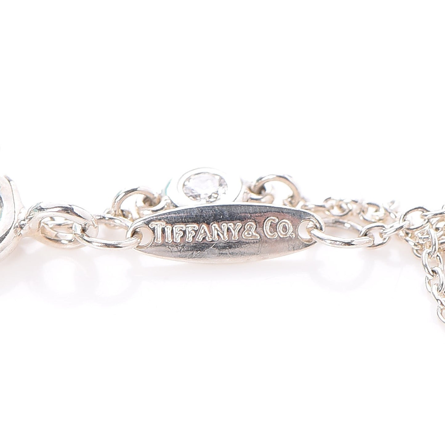 Sterling Silver Diamond .09ct Elsa Peretti Diamonds By The Yard Bracelet