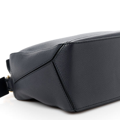 Loewe Calfskin Small Puzzle Bag Midnight Blue Black 9 of 10