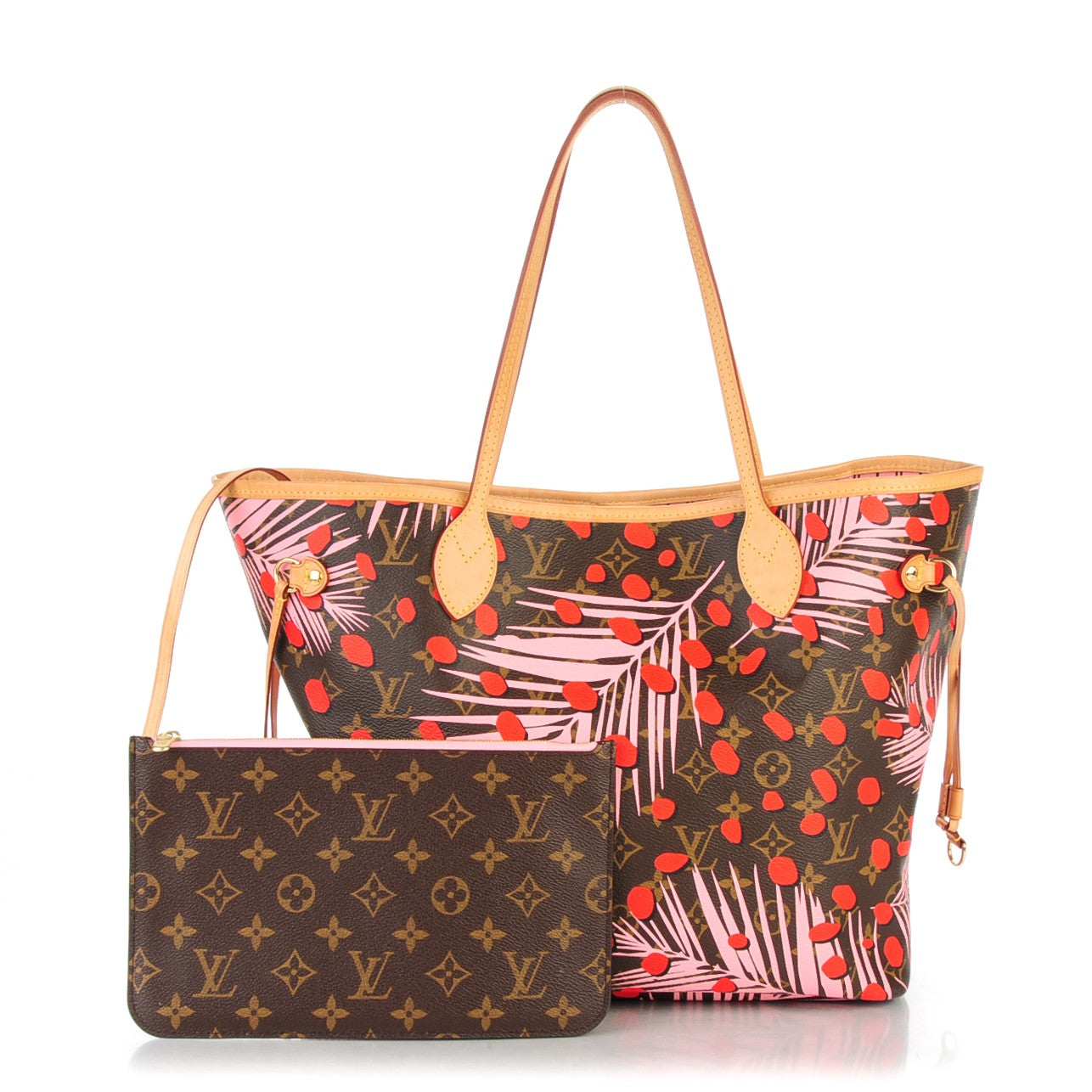 Louis Vuitton Monogram Jungle Dots Neo Neverfull MM Sugar Pink Poppy 1 of 8