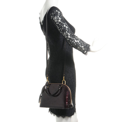 Louis Vuitton Vernis Alma BB Amarante 2 of 8