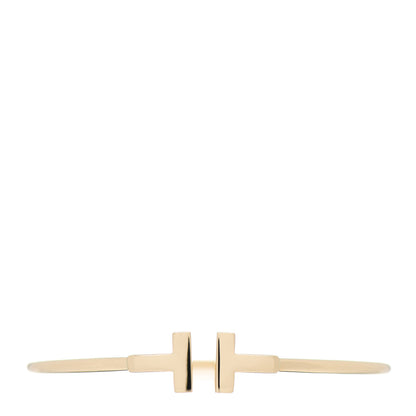Tiffany 18K Yellow Gold T Wire Bracelet 1 of 4