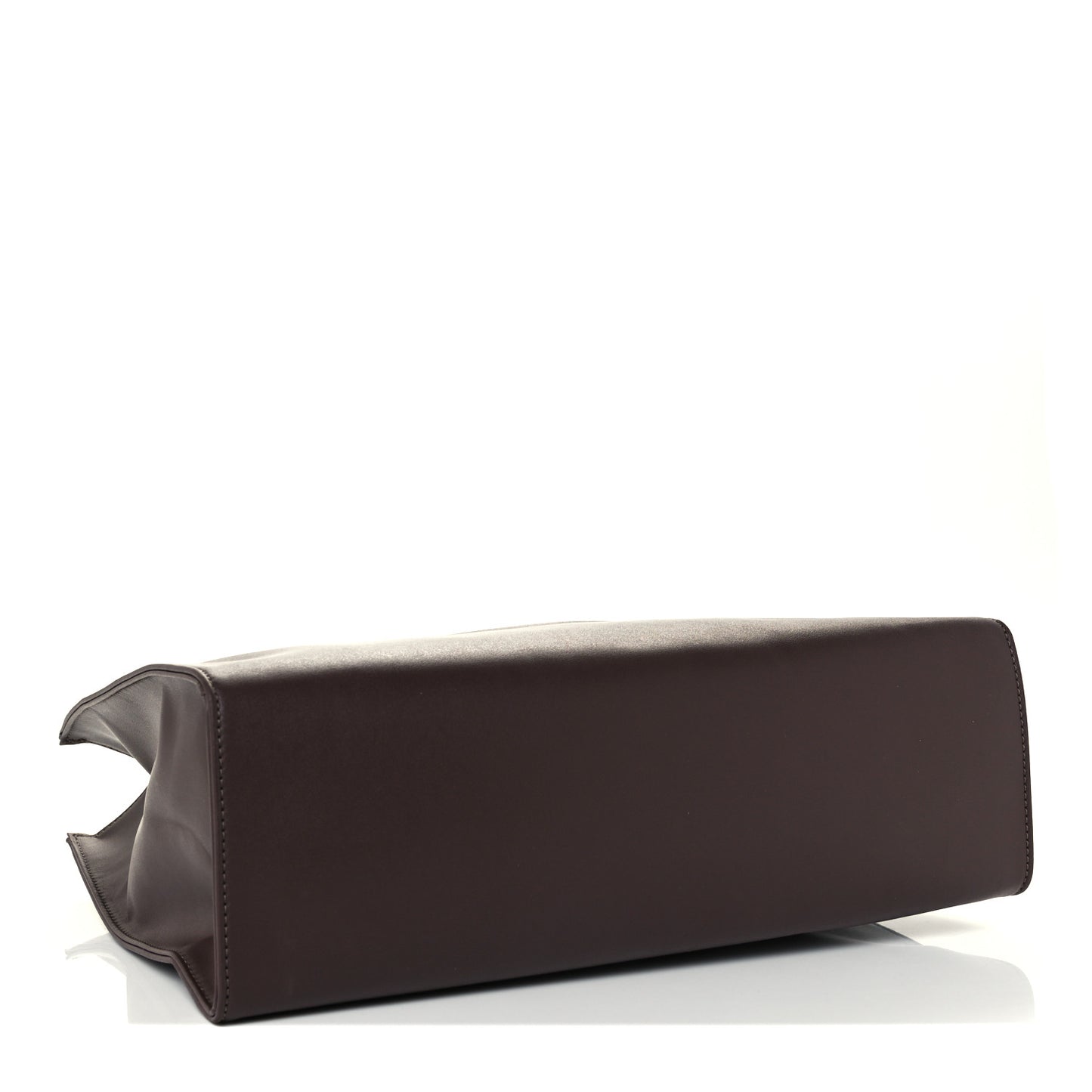 Vegan Leather Medium Shopping Bag Chocolate