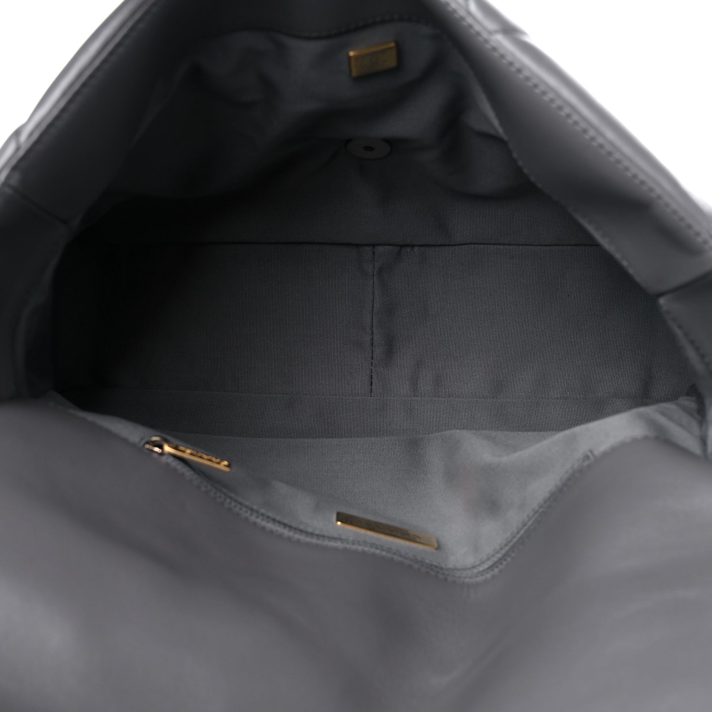 Lambskin Quilted Maxi Chanel 19 Flap Dark Grey