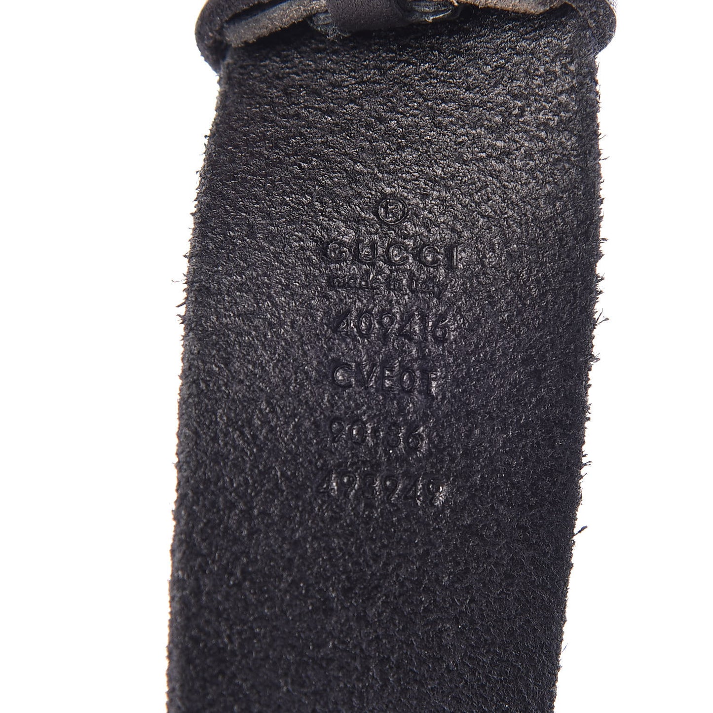 Faded Calfskin Double G 40mm Belt 90 36 Black