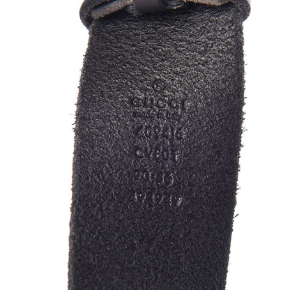 Gucci Faded Calfskin Double G 40mm Belt 90 36 Black 4 of 9