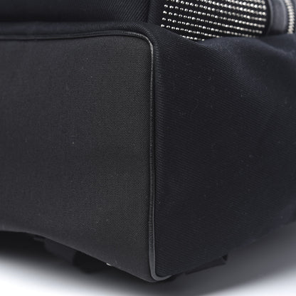 Saint Laurent Canvas City Studded Backpack Black 8 of 9