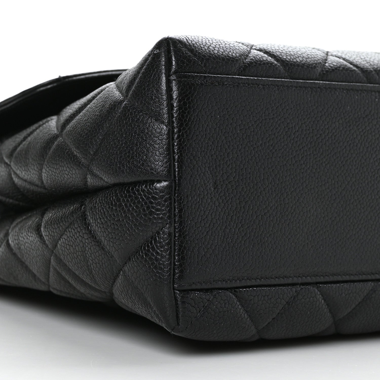Chanel Caviar Quilted Jumbo Kelly Flap Black 5 of 10
