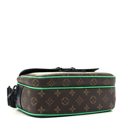 Louis Vuitton Monogram Macassar S Lock Messenger Minty Green 4 of 11