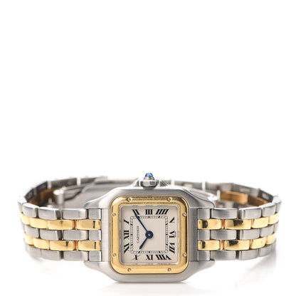 Cartier Stainless Steel 18K Yellow Gold 22mm Panthere Quartz Watch 2 of 5