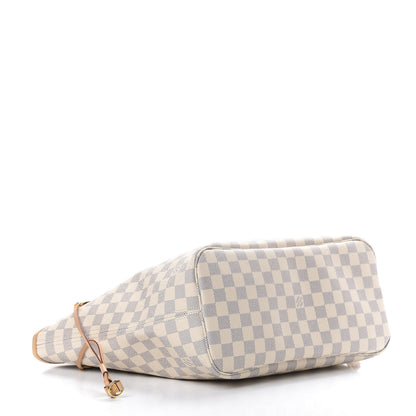 Louis Vuitton Damier Azur Neo Neverfull MM Rose Ballerine 3 of 10