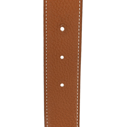 Hermes Box Togo 32mm H Belt 90 36 Black Gold 4 of 5