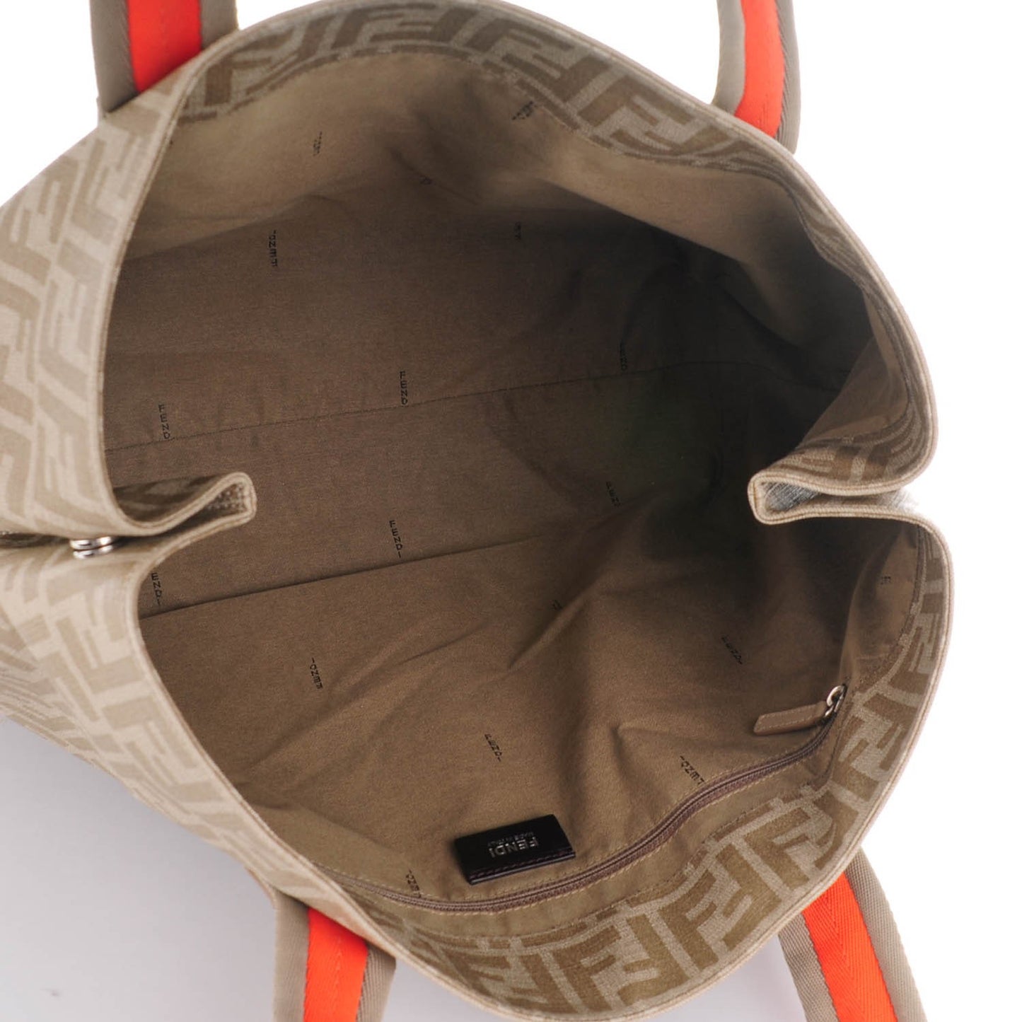 Zucca Spalmati Large Tote Kaki Pietra