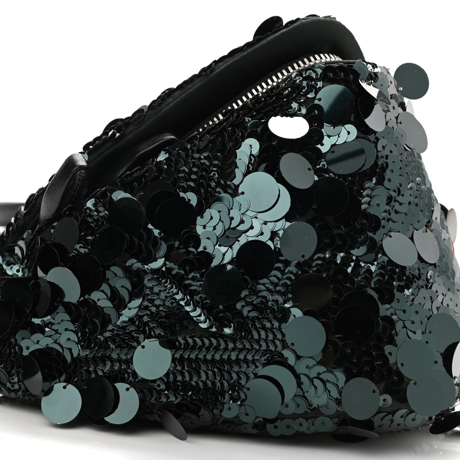 Prada Paillettes Vitello Triangle Crossbody Bottiglia 10 of 11