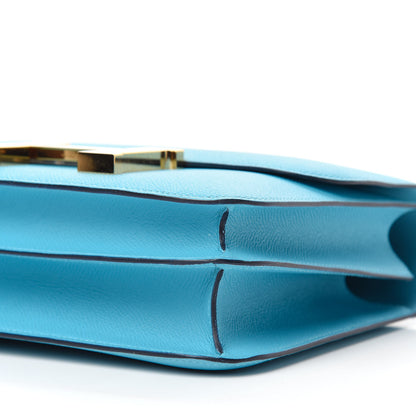 Hermes Epsom Constance 24 Turquoise 7 of 11