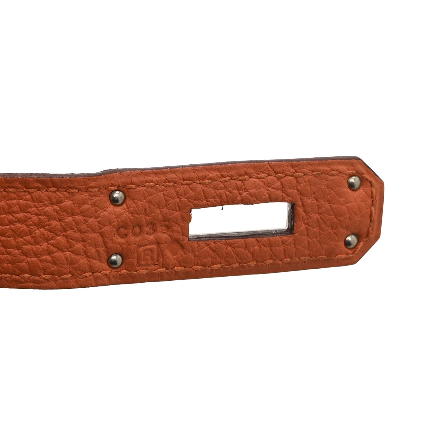 Hermes Togo Birkin 30 Orange 7 of 10