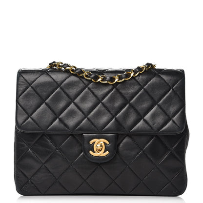 Chanel Lambskin Quilted Small Flap Black 1 of 8