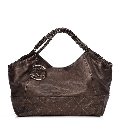 Chanel Metallic Calfskin Baby Coco Cabas Bronze 1 of 8