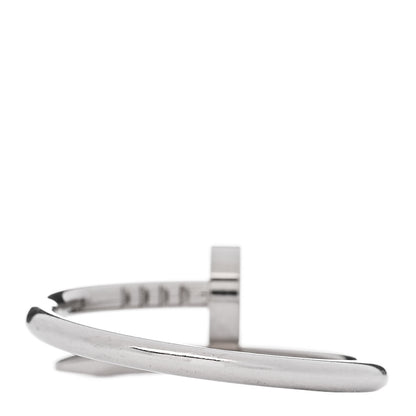 Cartier 18K White Gold Small Juste Un Clou Ring 54 7 3 of 6