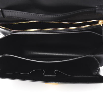 Celine Box Calfskin Medium Classic Box Flap Bag Black 5 of 9