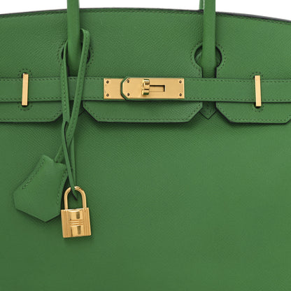 Hermes Epsom Birkin 30 Bambou 8 of 10