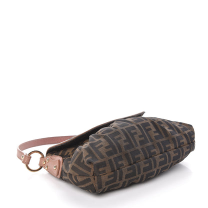 Fendi Zucca Cuoio Lucido Small Chef Shoulder Bag Tobacco Bois de Rose 4 of 9