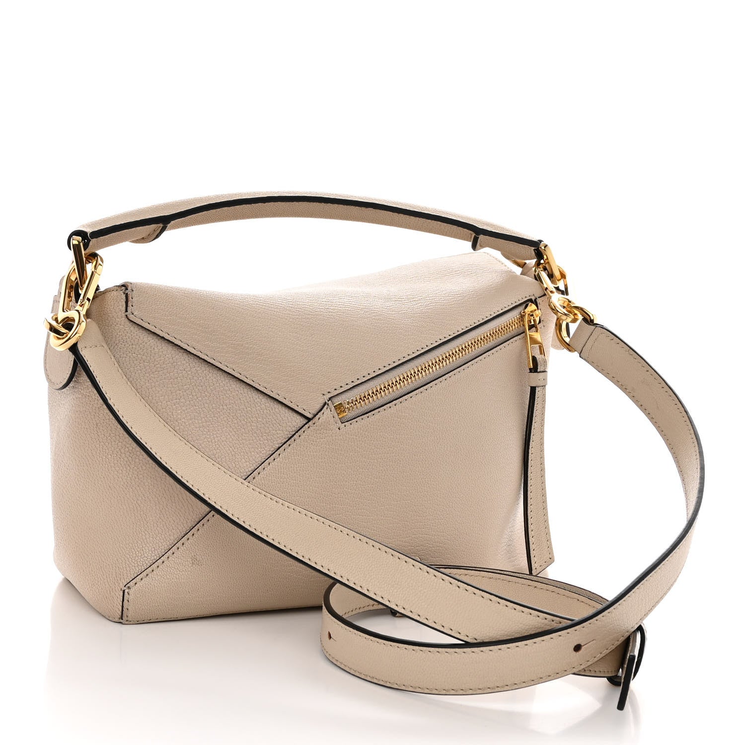 Loewe Goatskin Small Puzzle Edge Bag Angora 3 of 10