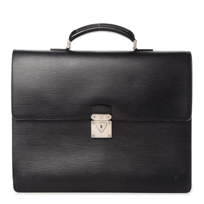 Louis Vuitton Epi Robusto 2 Compartment Briefcase Black 1 of 11