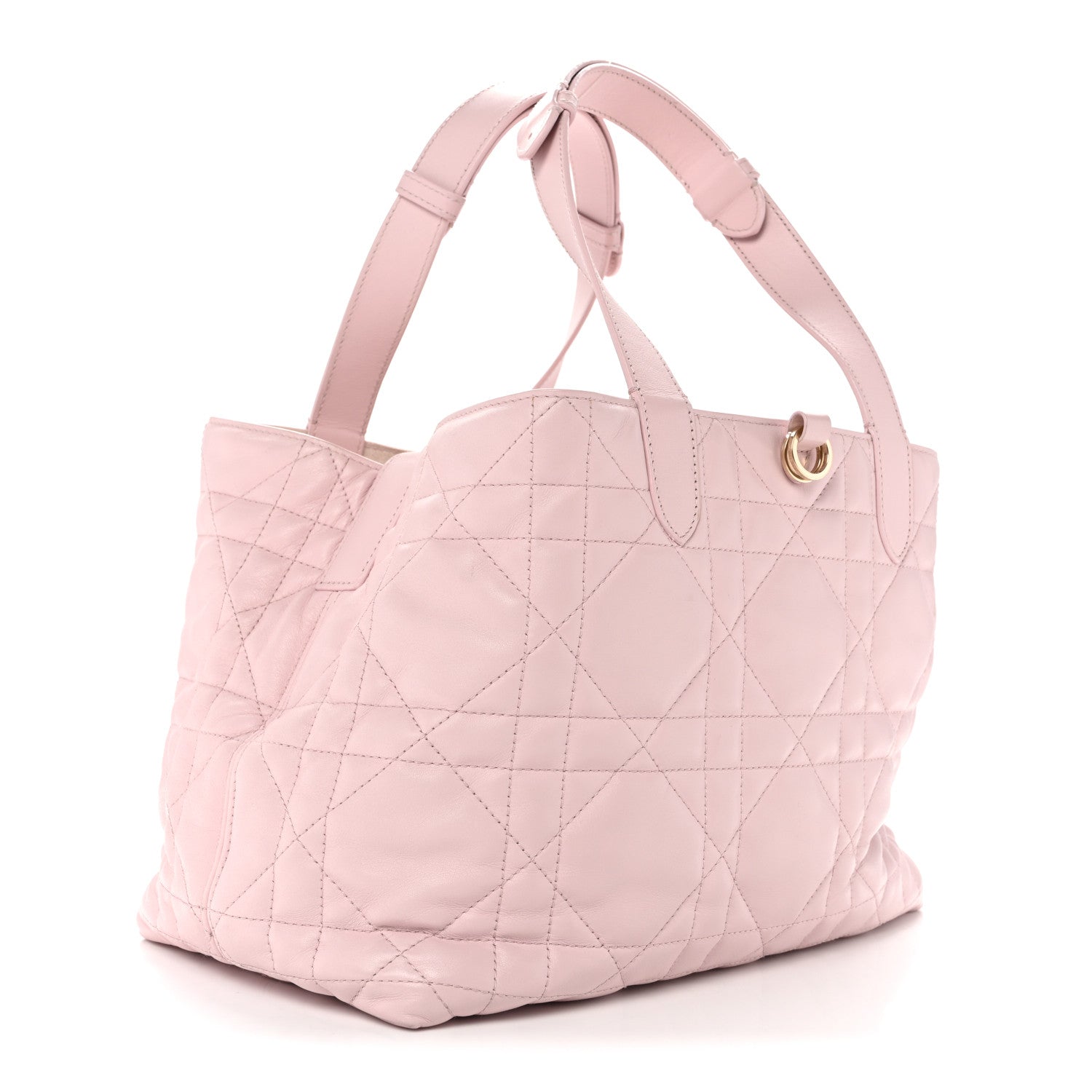 Christian Dior Calfskin Macrocannage Medium Toujours Powder Pink 4 of 16